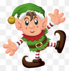 Clipart Royalty Free Elves Png Files - Christmas Elf Emoji