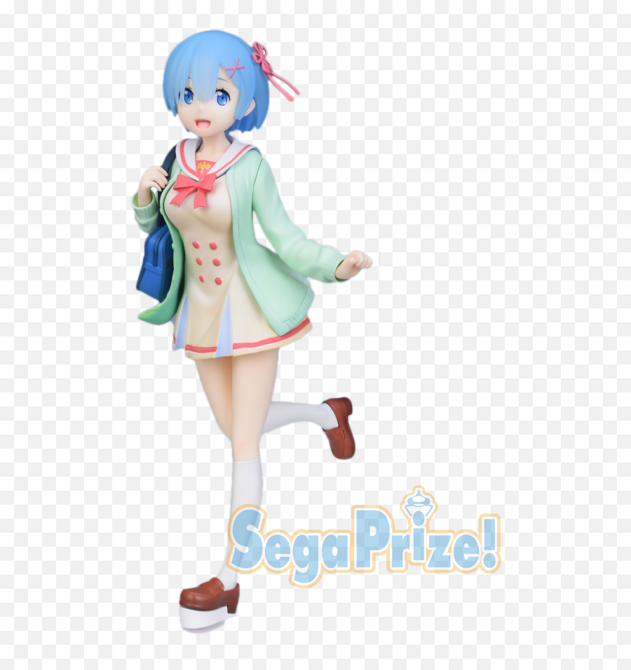 Zero Kara Hajimeru Isekai Seikatsu - Rem Student Premium Figure Emoji,Japanese Doll Emoji