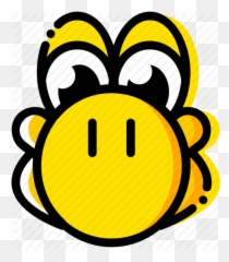 Console Game Mario Yellow Yoshi Icon - Yoshi Svg Emoji,Yoshi Emoticon