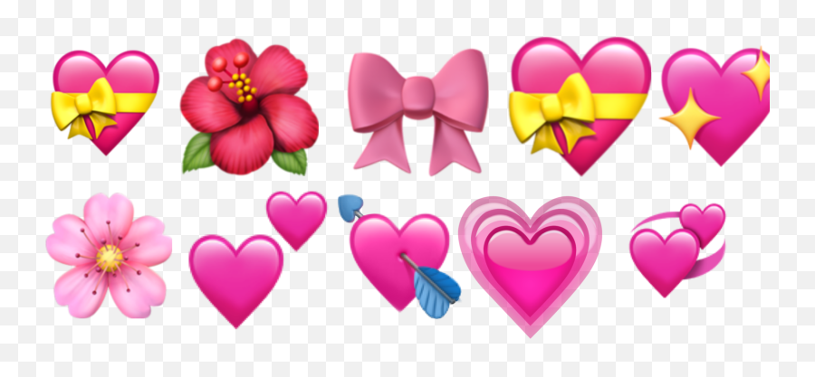 Iphone Emojis - Heart,How To Make A Picture With Emojis