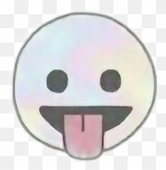 Cara Lengua Galaxiesawaitremix - Pastel Smiley Face Emoji