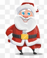 Sad Santa Png Picture - Santa Claus Cartoon Character Emoji,Black Santa Emoji