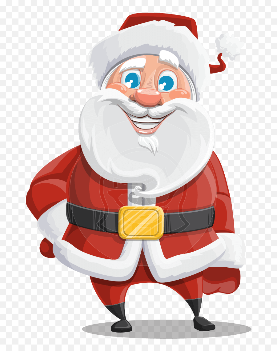 Sad Santa Png Picture - Santa Claus Cartoon Character Emoji,Black Santa Emoji