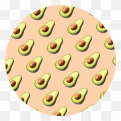 Aesthetic Avocado Clipart - Avocado Background Emoji,Avocado Emoji