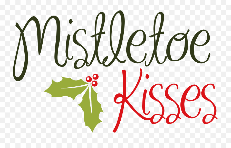 Mistletoe Xmas - Sticker By Lizzie Edits Calligraphy Emoji,Mistletoe Emoji