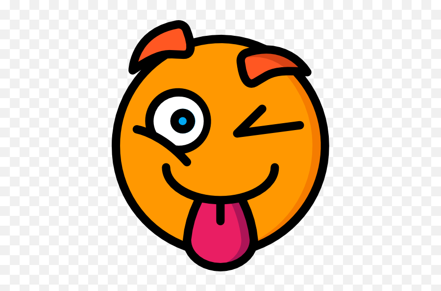 Wink - Free Smileys Icons Smiley Emoji,Eye Wink Emoji