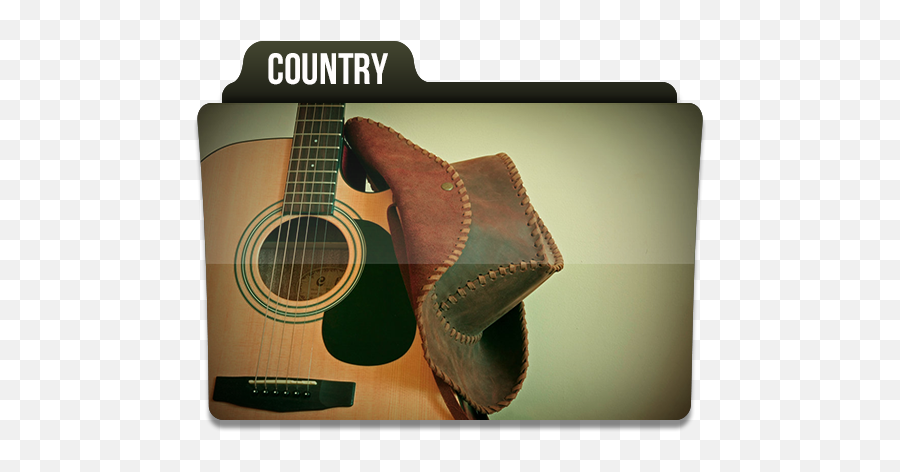 Country 1 Icon Music Folder Iconset Limav - Acoustic Guitar Folder Icon Emoji,Acoustic Guitar Emoji