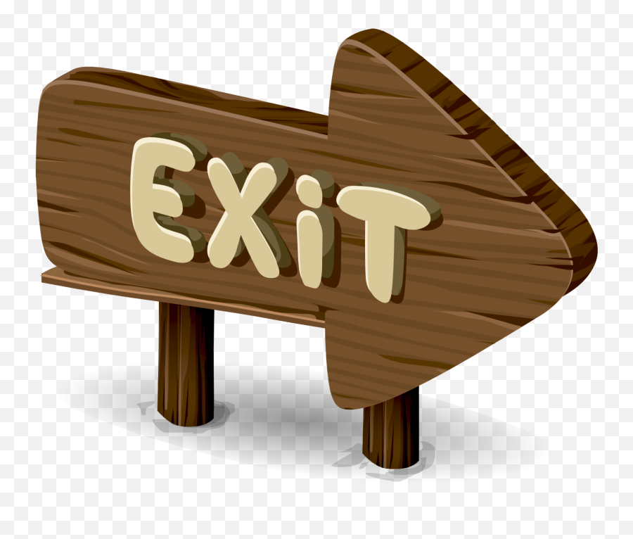 Exit - Exit Clipart Emoji,Exit Sign Emoji
