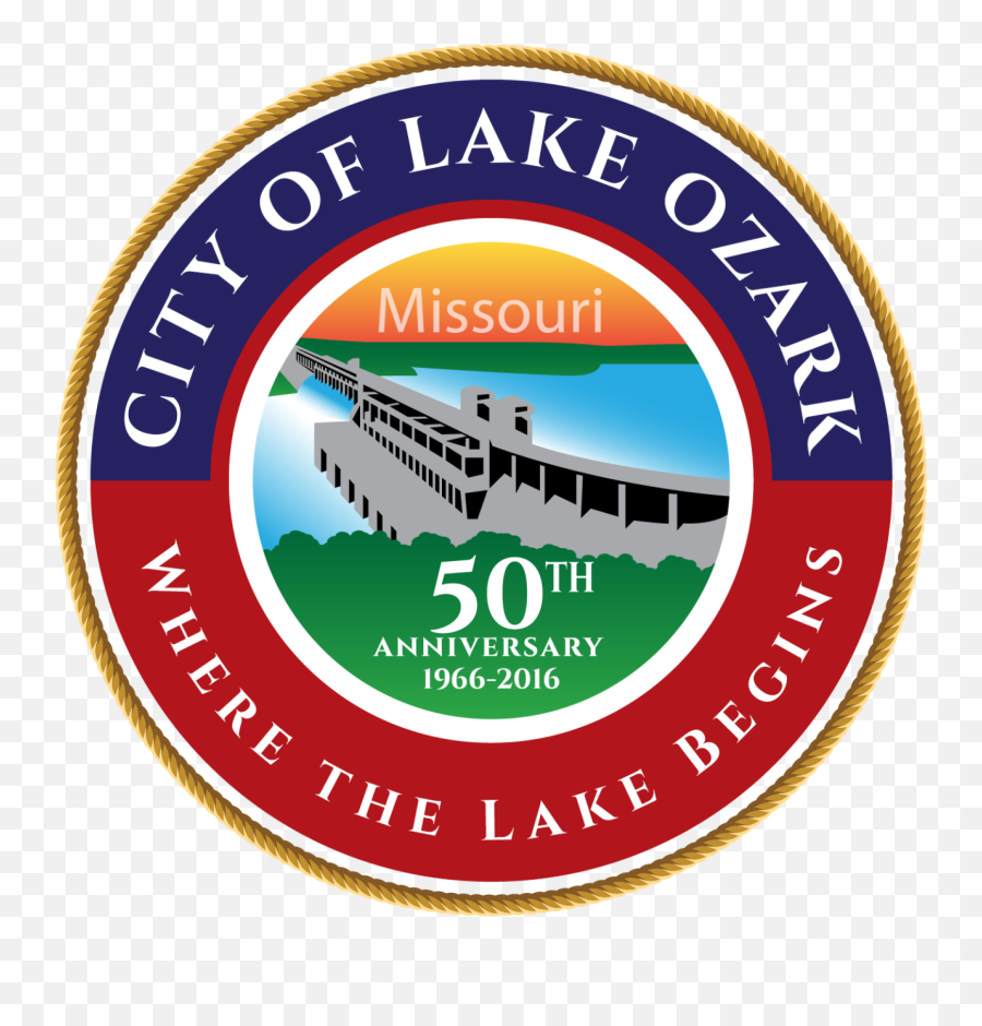 City Of Lake Ozark 50th Anniversary Family Friendly - Emblem Emoji,Anniversary Emoticons