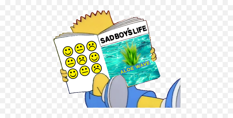 Download Bart Boy Life Pale Png Sad Sad Boy Sad - Transparent Sad Tumblr Png Emoji,Pale Emoji