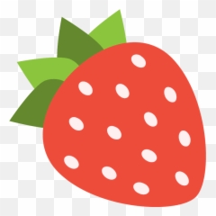 Strawberry Emoji Clipart - Transparent Strawberry Emoji Png,Fruit Emoticon
