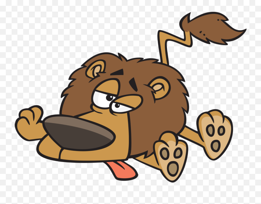 C - Sick Lion Clipart Emoji,Lion Emoji