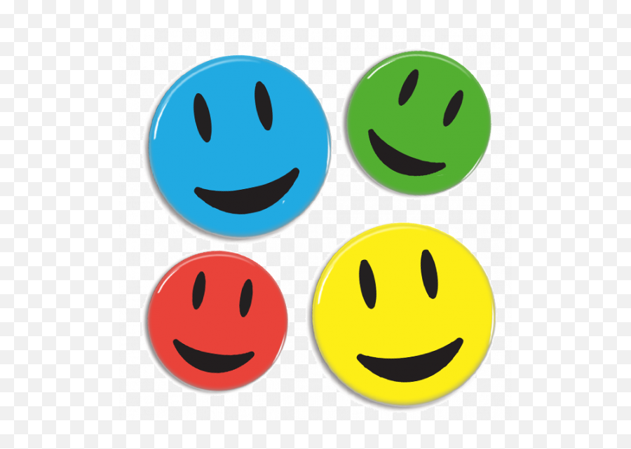 Very Happy Smiley Magnet - Smiley Blå Emoji,:v Emoticon