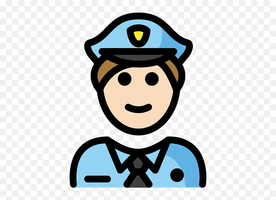 Police Officer Emoji Clipart Free Download Transparent Png - Emoticone Douane,Character Emoji