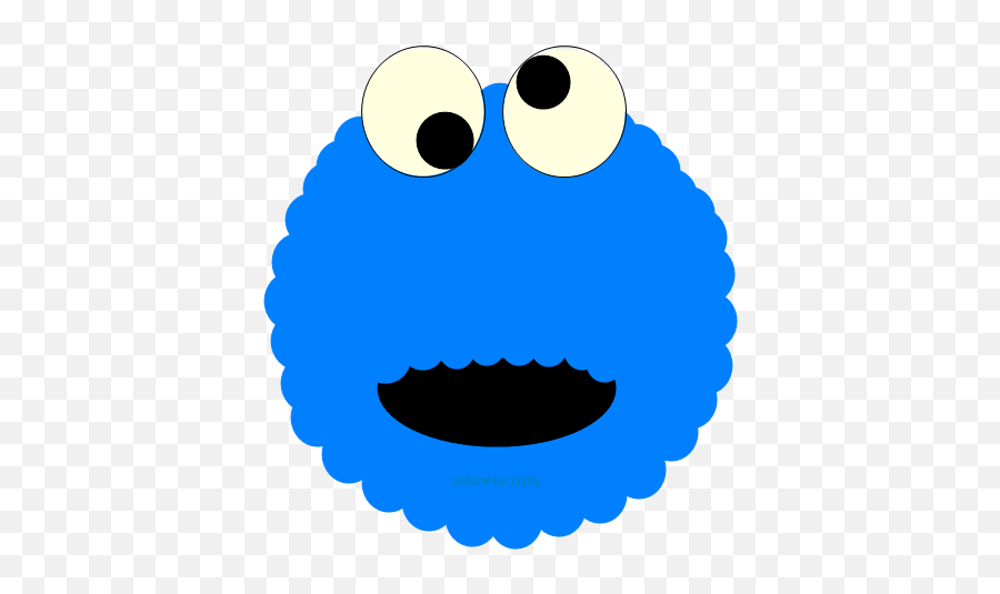 Face Clipart Cookie Monster Face Cookie Monster Transparent - Cartoon Emoji,Cookie Monster Emoji