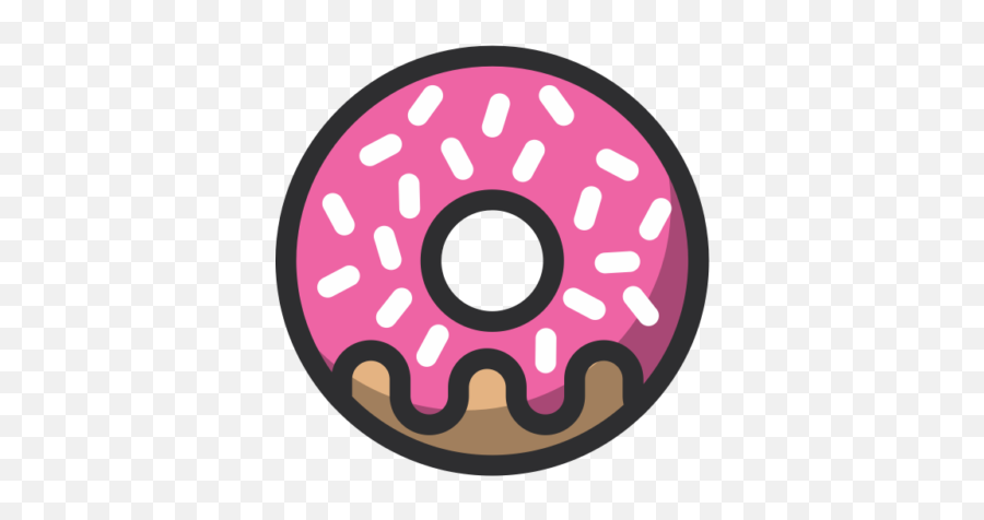 Download Handmade With Love - Donut Icon Full Size Png Emoji,Emoji Donut