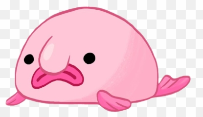 Blobby Blobfish Sticker - Cute Blobfish No Background Emoji,Blobfish Emoji