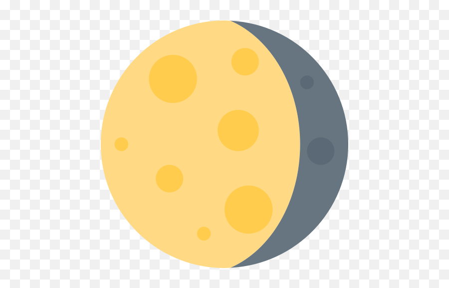 Waning Gibbous Moon Emoji Meaning With Pictures - Circle,Moon Emoji