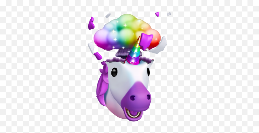 Im Now Being Told That I - Mind Blown Unicorn Emoji,Unicorn Emoji