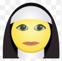Nun Smiley - Emoji