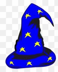Magic Magician Hat Transparent - Transparent Background Wizard Hat Emoji,Wizard Hat Emoji