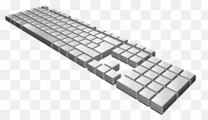 Free Perspective 3d Vectors - Keyboard Emoji