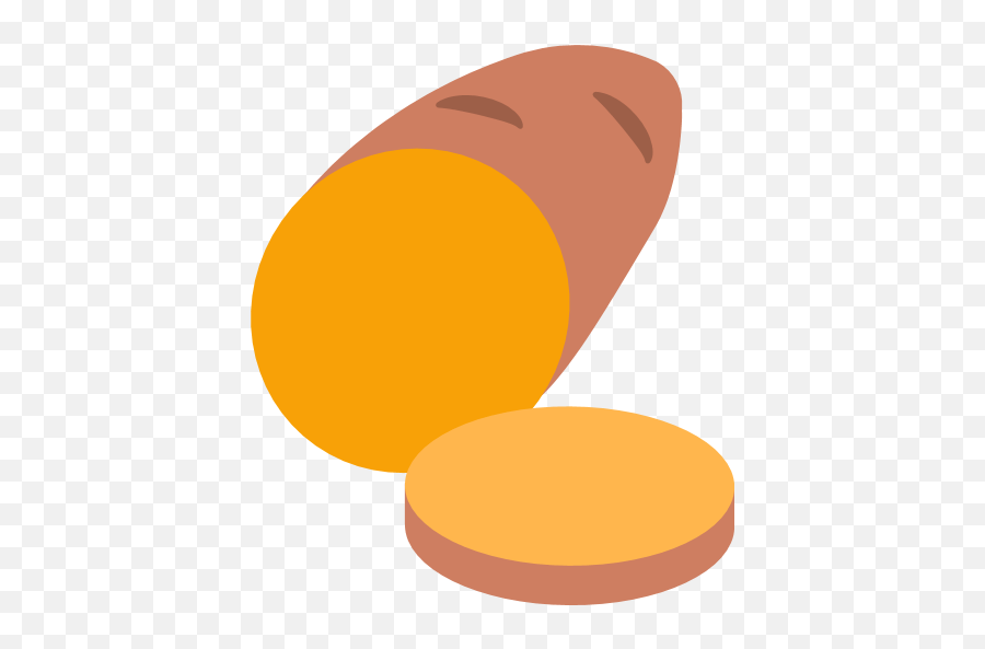 Roasted Sweet Potato Emoji For Facebook - Sweet Potato Emoji Png,Sweet Emojis