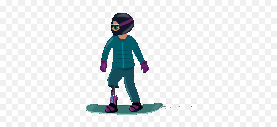 Paraemojis - Snowboarding Emoji,Snowboard Emoji