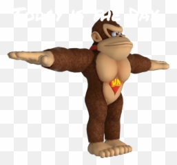 T Pose Thursday - Donkey Kong T Pose Png Emoji,T Pose Emoji