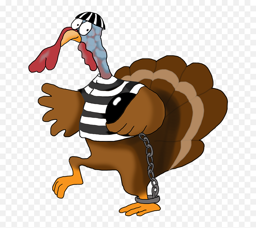 Thanksgiving Turkey Running Away - Thanksgiving Turkey In Prison Emoji,Turkey Emojis
