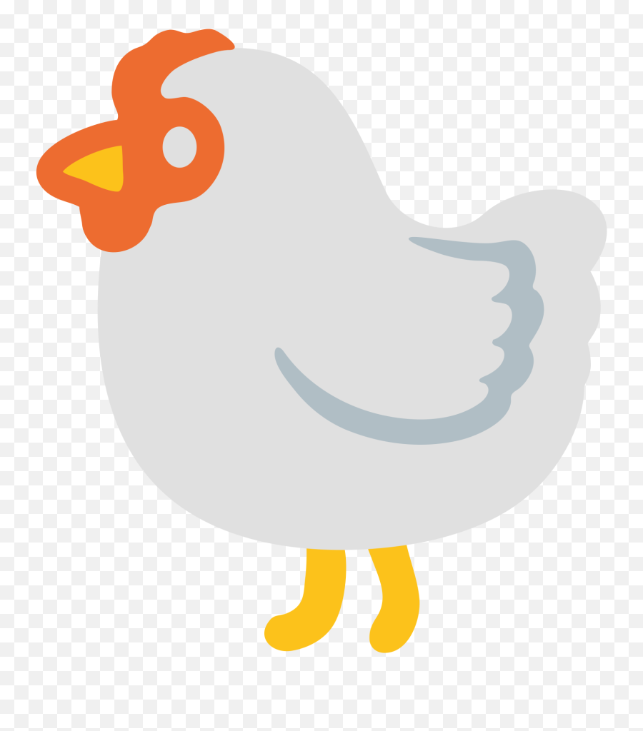 Clipart Chicken Emoji Clipart Chicken Emoji Transparent - Emoji Poule Png,Peanut Emoji