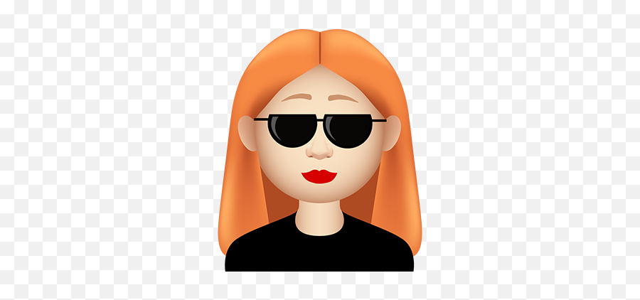 Gingermoji Kristina Caizley - Ginger Girl Emoji,Ginger Emoji