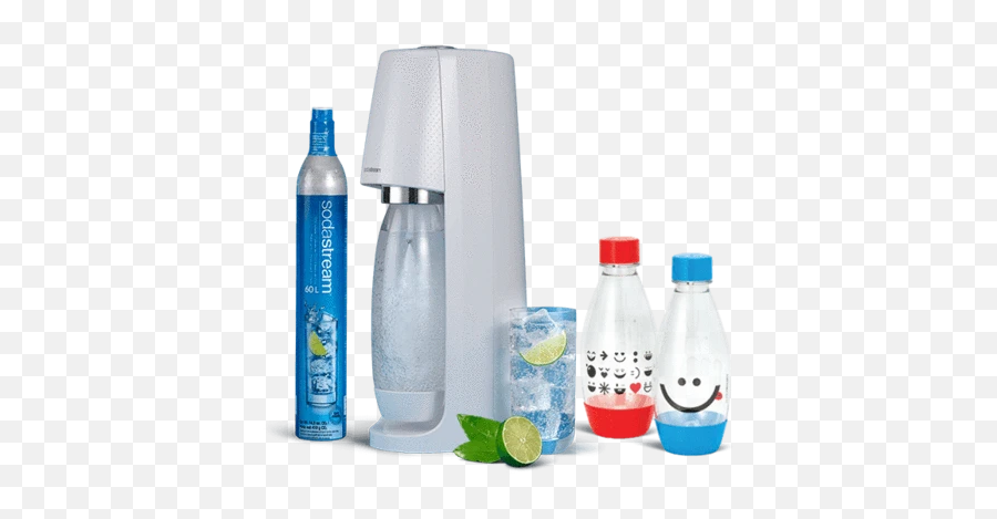 Spirit White Twinpack Emoji Bottles - Sodastream,Water Drops Emoji