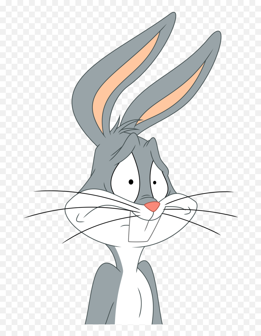 Drawing Bunnies Sad Picture - Scared Bugs Bunny Png Emoji,Bugs Bunny Emoji
