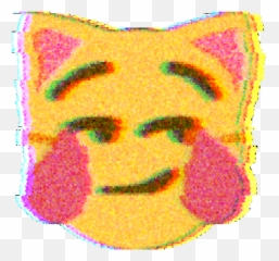 Distorted - Creative Arts Emoji,Thinking Emoji Distorted