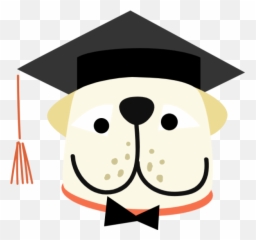 Bachelor Hat Doctor Dog Vector - Cartoon Emoji,Doctor Emoticons
