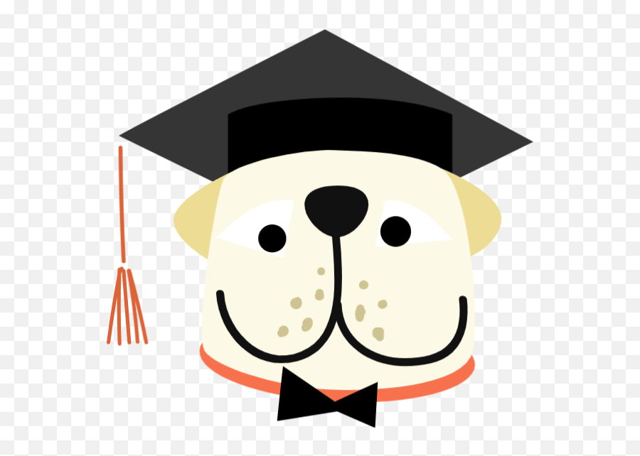 Bachelor Hat Doctor Dog Vector - Cartoon Emoji,Doctor Emoticons
