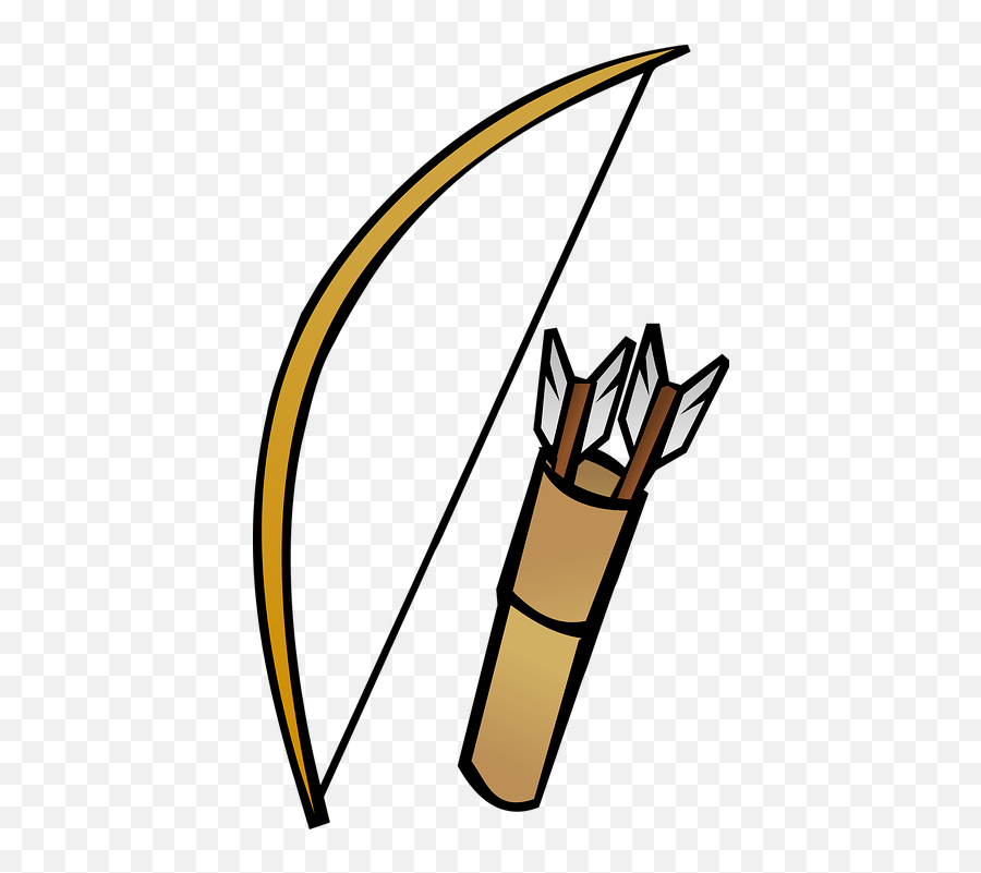 Archery Arrow Bow - Clipart Bow And Arrow Emoji,Gift Arrows Emoji