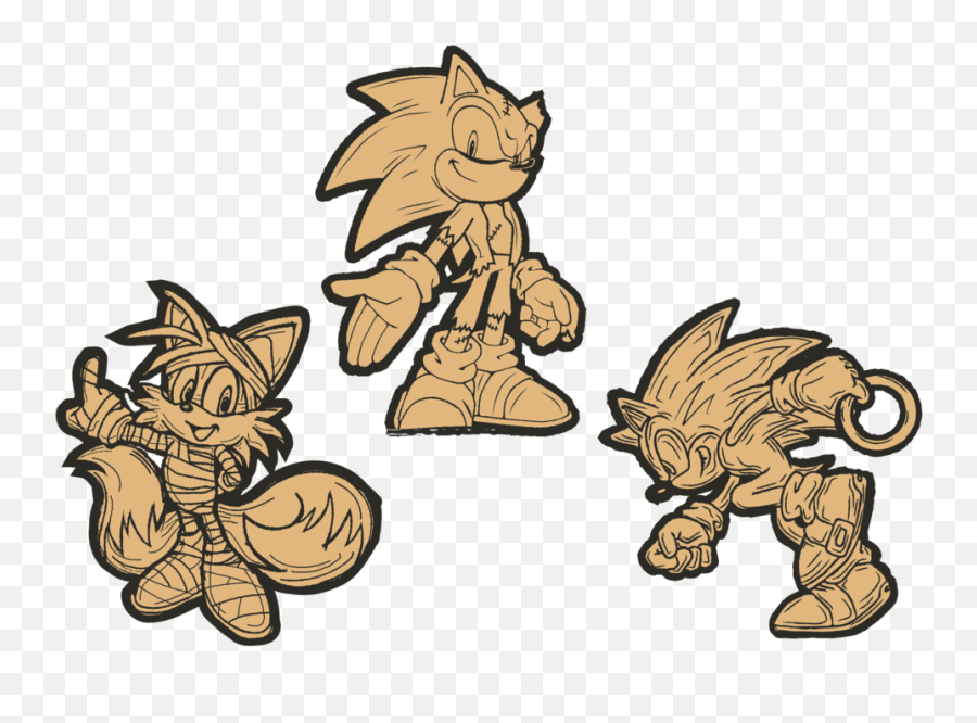 Sonic Character Art Design Of Today - Cartoon Emoji,Emoji Sonic