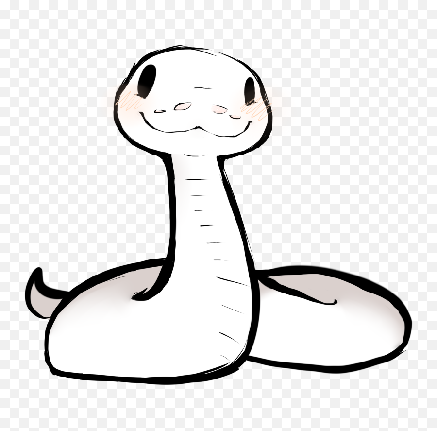 Drawn Snake Funny Cartoon - Easy Cute Animal Drawings Emoji,Snake And Boot Emoji
