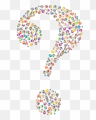 Prismatic Question Mark Fractal 4 No Background This or - Transparent Clipart Emoji
