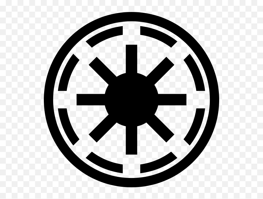 Galactic Republic - Galactic Republic Logo Png Emoji,Star Wars Emoji