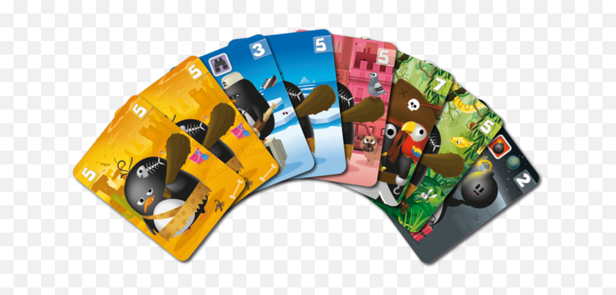 Card Game Zany Penguins - Zany Penguins Board Game Emoji,Zany Emoji