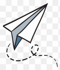 Transparent Paper Airplane Clipart Png - Paper Plane Clipart Png Emoji,Plane And Paper Emoji