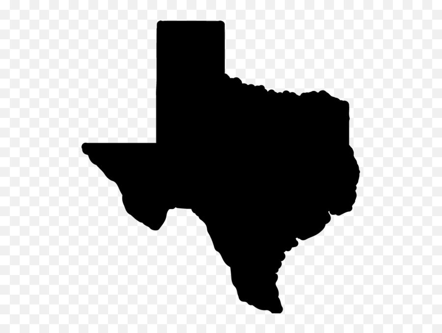 Texas Outline Silhouette - State Of Texas Clip Art Emoji,Texas State Flag Emoji