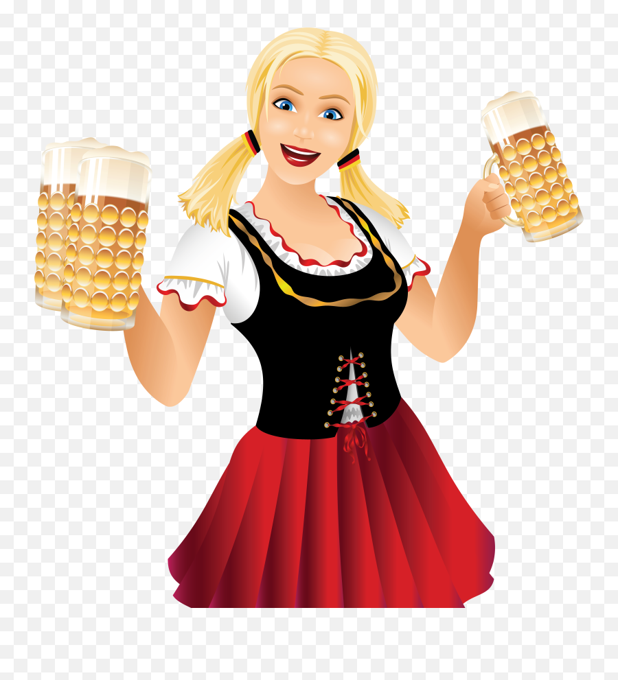 Library Of Oktoberfest Svg Black And White Download Png Png - Oktoberfest Girl Clipart Emoji,Oktoberfest Emoji