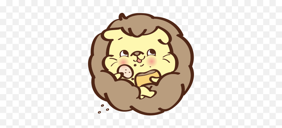 Furry Hedgehog Dog Yuanyuan - By Kuang Hsi Lo Clip Art Emoji,Cauliflower Emoji