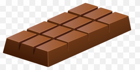 Clipart Candy Tofee Transparent Free - Chocolate Bar Png Emoji