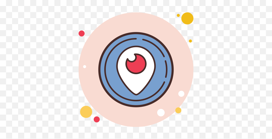Periscope Logo Icon - Cute Contacts Logo Pink Emoji,Periscope Emoji