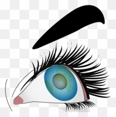 Illustration Of Close - Drawing Eye In Computer Emoji